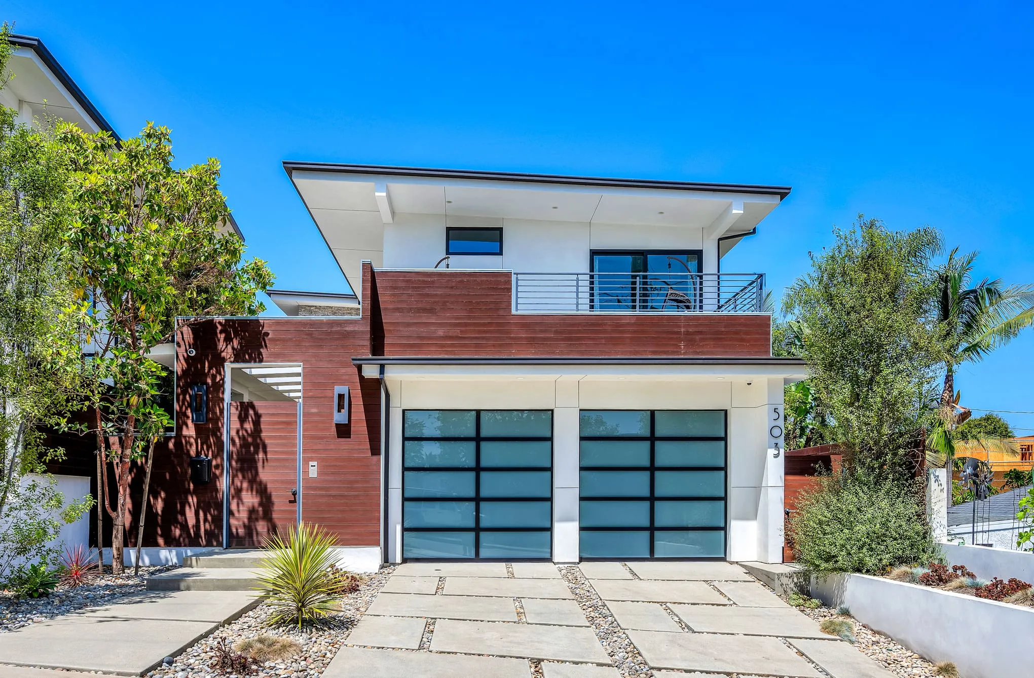 Modern home exterior