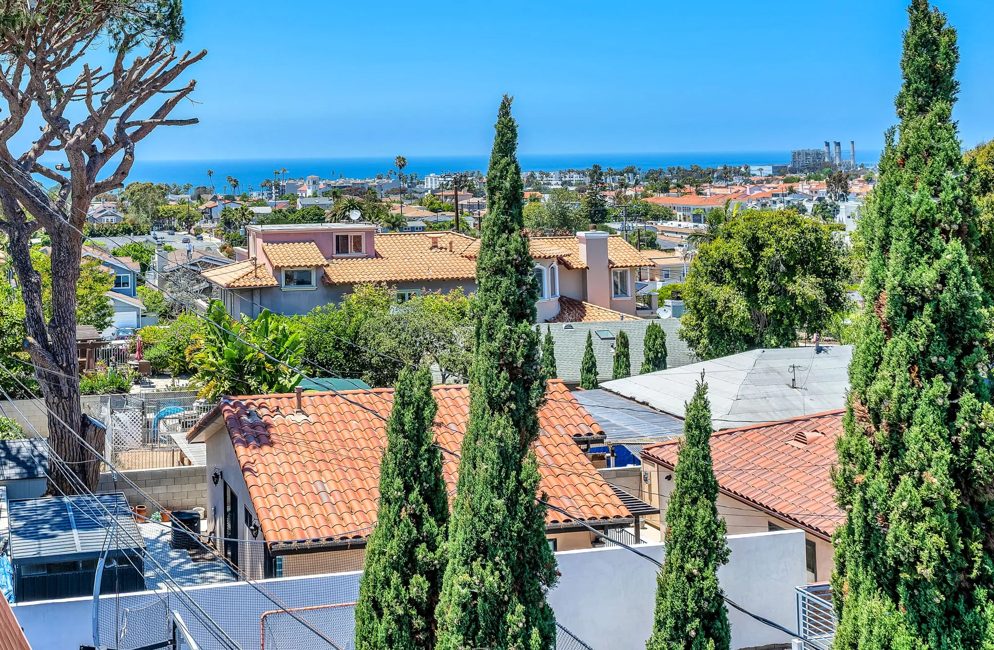 Rooftop deck with ocean views